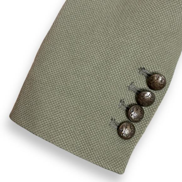 Banana Republic Olive 2-Button Blazer Size 6 - Picture 5 of 7